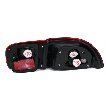 Spec-D Tuning 92-95 Honda Civic Civic Coupe And Sedan Red Smoke Tail Lights LT-CV92RG-RS